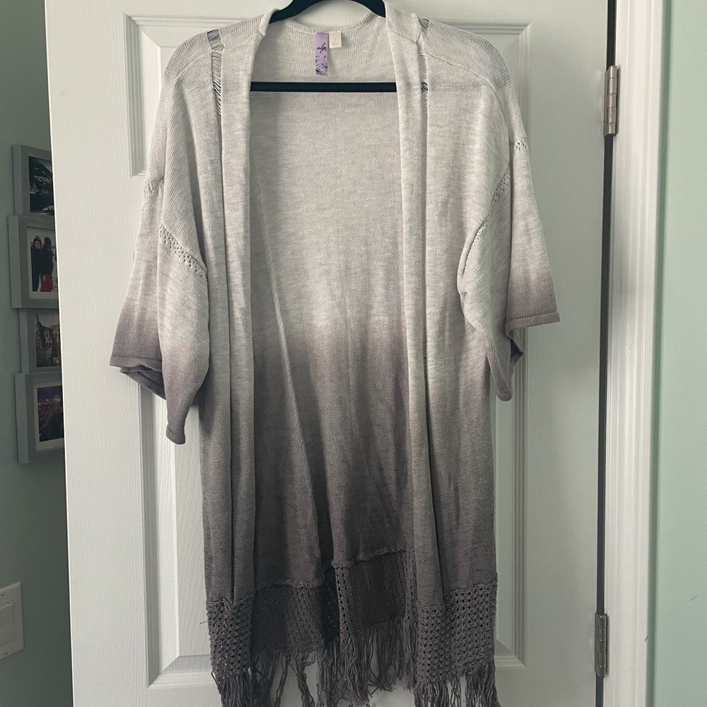 Ombré Knit Cardigan